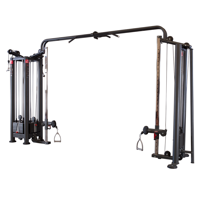 4 STATION MULTI GYM + ADJUSTABLE CABLE STATION WITH BAR / 1sc112-1sc124