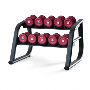 DUMBBELL RACK 110 CM RUBBERISED / 1FE251